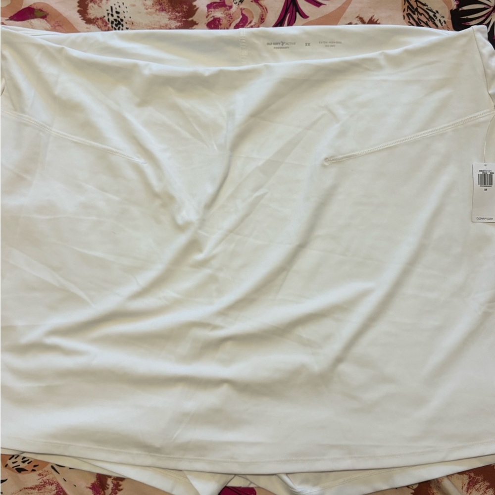 White Skort